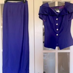 Alex Evening 2 piece jacket and long skirt set